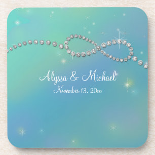Dessous-de-verre Symbole Aqua Infinity Signal Infinite Love Twinkan