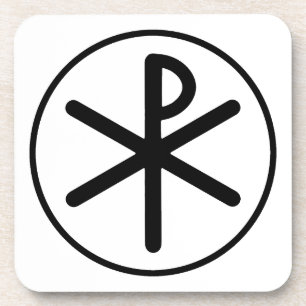 Dessous-de-verre symbole chi-rho