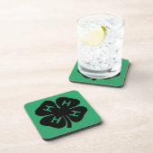 Dessous-de-verre Symbole : club 4-H (Côté Droit)