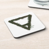 Dessous-de-verre Symbole d'alchimie de l'élément rocheux de la Terr (Côté gauche)