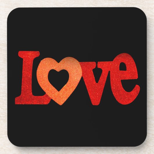 Dessous-de-verre Symbole d'amour (Devant)