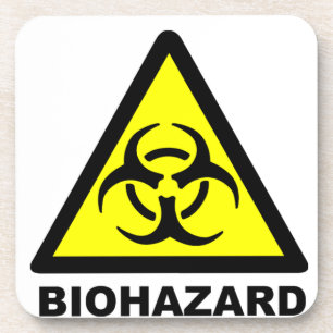 Dessous-de-verre Symbole de Biohazard