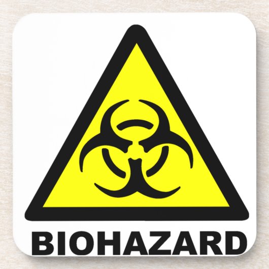 Dessous-de-verre Symbole de Biohazard (Devant)