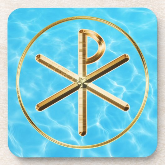 Dessous-de-verre Symbole de chi-rho (Devant)
