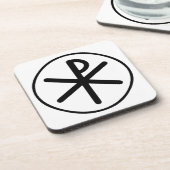 Dessous-de-verre Symbole de chi-rho (Côté gauche)