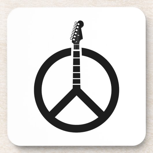 DESSOUS-DE-VERRE SYMBOLE DE GUITARE (Devant)