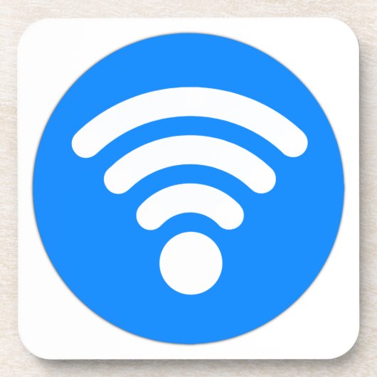 Dessous-de-verre Symbole de Wifi (Devant)