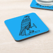 Dessous-de-verre Symbole égyptien : Faucon (Côté gauche)