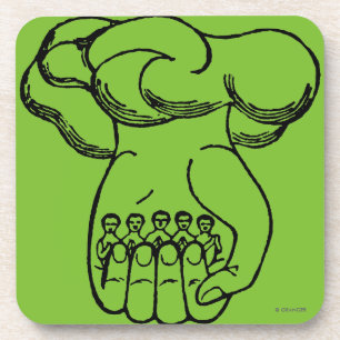 Dessous-de-verre Symbole : Main divine