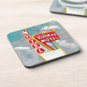 Dessous-de-verre Symbole motel de vacances (Côté gauche)