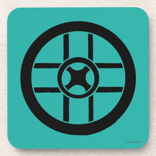 Dessous-de-verre Symbole nordique : Croix de roue (Devant)