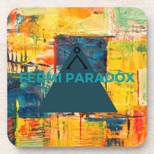 Dessous-de-verre Symbole paradoxe de Fermi (Devant)