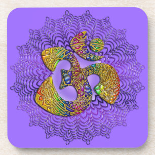 Dessous-de-verre Symbole universel OM / AUM - Ornement