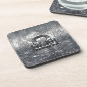 Dessous-de-verre SYMBOLE Zodiaque Libra Acier industriel désorganis (Côté gauche)