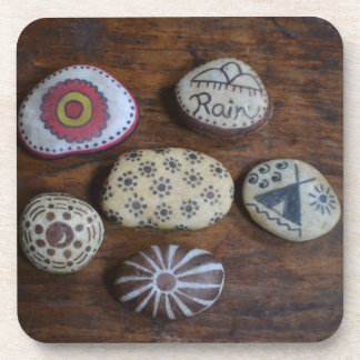 Dessous-de-verre Symboles folkloriques autochtones uniques