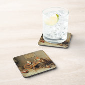 Dessous-de-verre T31883 un intérieur avec dame âgée à une rotation (Côté Droit)