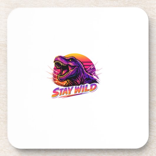 Dessous-de-verre T-Rex Reste Sauvage (Devant)
