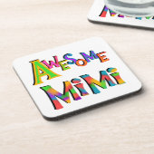 Dessous-de-verre T-shirts et cadeaux Mimi impressionnants (Côté gauche)