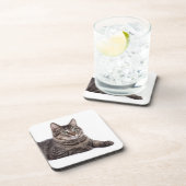 Dessous-de-verre Tabby Gris (Côté Droit)