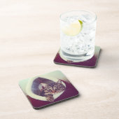 Dessous-de-verre Tabby Kitty Dans La Cabine Photo De Gros Plan (Côté Droit)