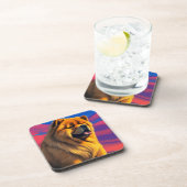 Dessous-de-verre Tableau Chow Chow (Côté Droit)