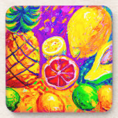 Dessous-de-verre Tableau De Fruits Savoureux. Commandez dès mainten (Devant)