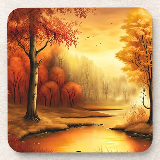 Dessous-de-verre Tableau Paysage Automne-87546 (Devant)