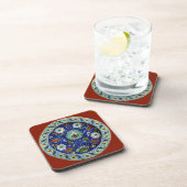 Dessous-de-verre Tablette Iznik Floral Modèle Turc Tablette Bartop (Côté Droit)