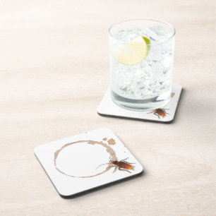 Dessous-de-verre Tache collante d'anneau de Bugzeez_Icky