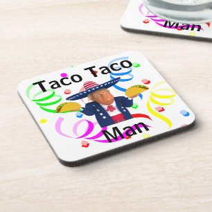 Dessous-de-verre Taco Taco Man Beverage Coaster