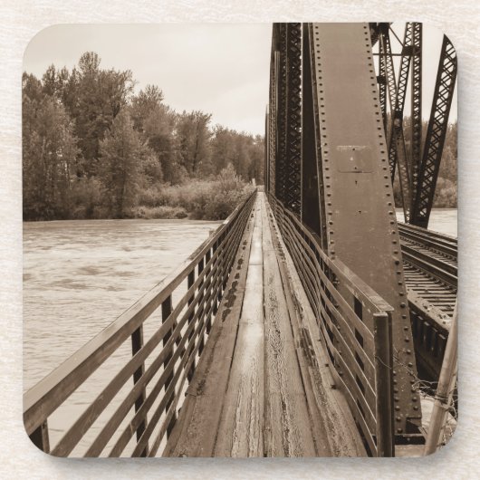 Dessous-de-verre Talkeetna Railroad Bridge (Devant)