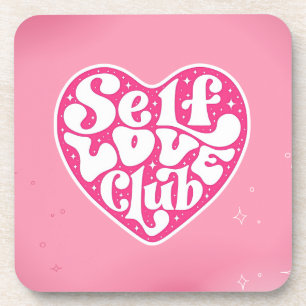 Dessous-de-verre Tapis de boisson du Self Love Club