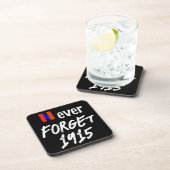 Dessous-de-verre Tapis de boisson Never Forget 1915 (Côté Droit)
