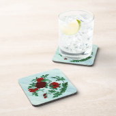 Dessous-de-verre Tapis de liège Mantisque & Roses rouges (Côté Droit)
