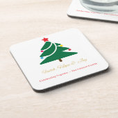 Dessous-de-verre Tapis de Noël (Côté gauche)