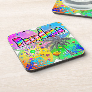 Dessous-de-verre Tapis de Pasadena Quadro Saisons