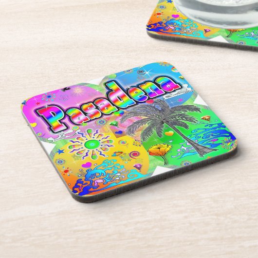 Dessous-de-verre Tapis de Pasadena Quadro Saisons (Côté gauche)