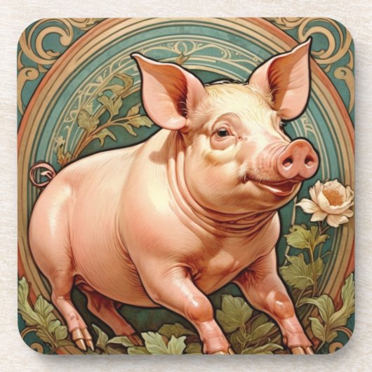 Dessous-de-verre Tapis de souris Cochonnet (Devant)