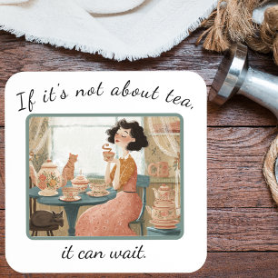 Dessous-de-verre Tapis de souris en plastique dur de style rétro