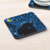 Dessous-de-verre Tapis de souris Midnight Moo (Côté gauche)