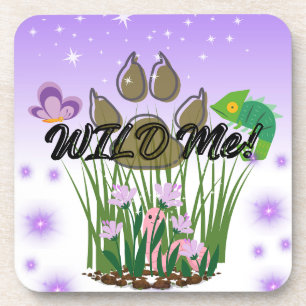 Dessous-de-verre Tapis de souris rigide en plastique sauvage - Dess