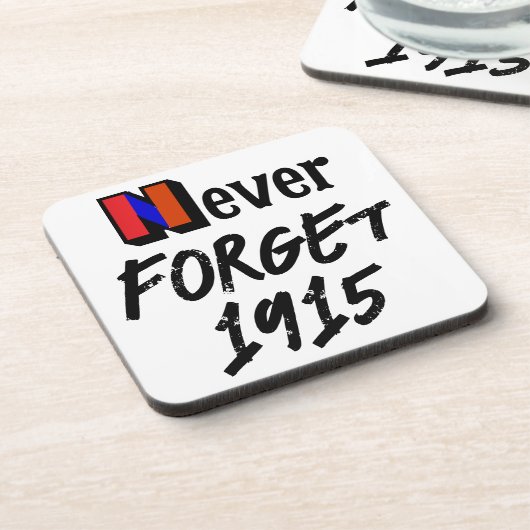 Dessous-de-verre Tapis de verre Never Forget 1915 (Côté gauche)