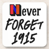 Dessous-de-verre Tapis de verre Never Forget 1915 (Devant)