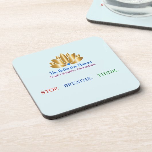 Dessous-de-verre Tapis roulant StopBreatheThink (Côté gauche)