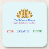 Dessous-de-verre Tapis roulant StopBreatheThink (Devant)