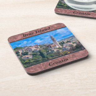 Dessous-de-verre Tapisserie de l'île de Brac, Croatie