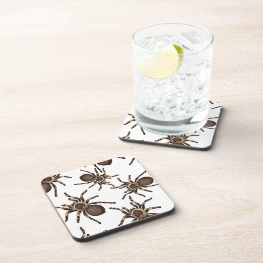 Dessous-de-verre Tarantula sur blanc (Côté Droit)