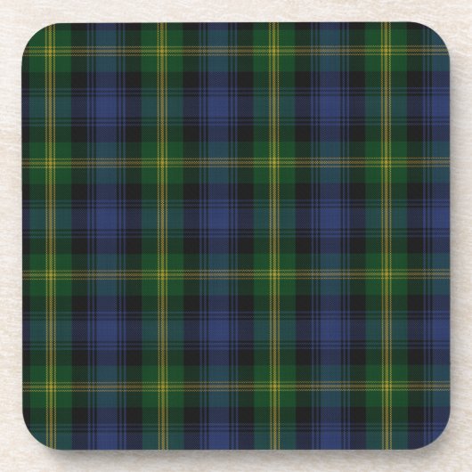 Dessous-de-verre Tartan de famille de clan de Gordon (Devant)