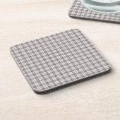 Dessous-de-verre Tartan gris mode (Côté gauche)