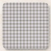 Dessous-de-verre Tartan gris mode (Devant)